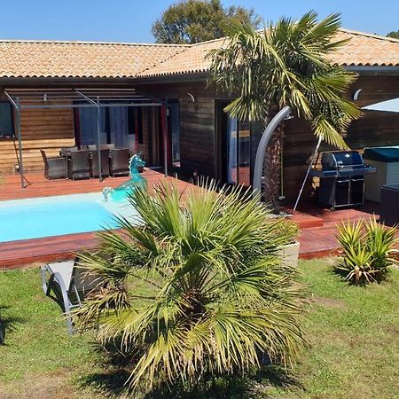 VILLA avec piscine chauffée Moliets-et-Maa Esterno foto
