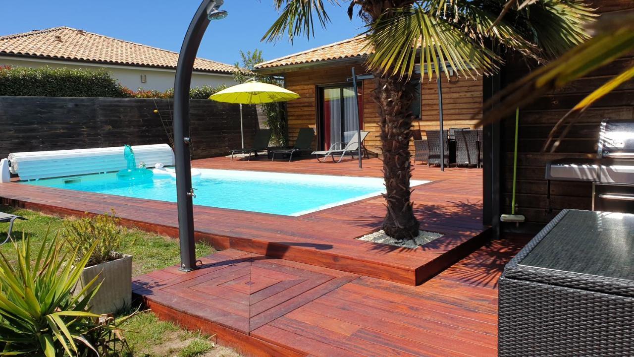 VILLA avec piscine chauffée Moliets-et-Maa Esterno foto