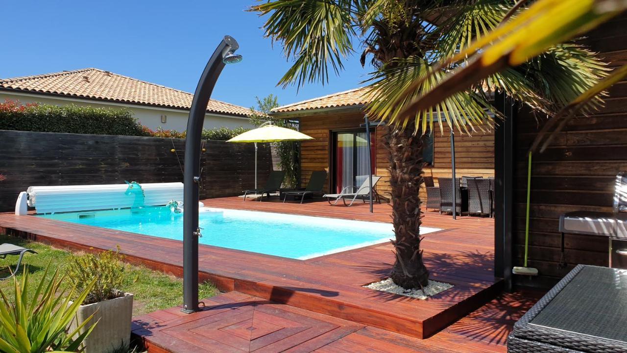 VILLA avec piscine chauffée Moliets-et-Maa Esterno foto