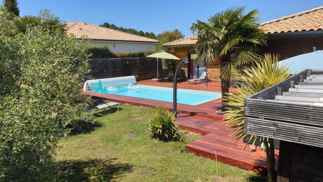 VILLA avec piscine chauffée Moliets-et-Maa Esterno foto